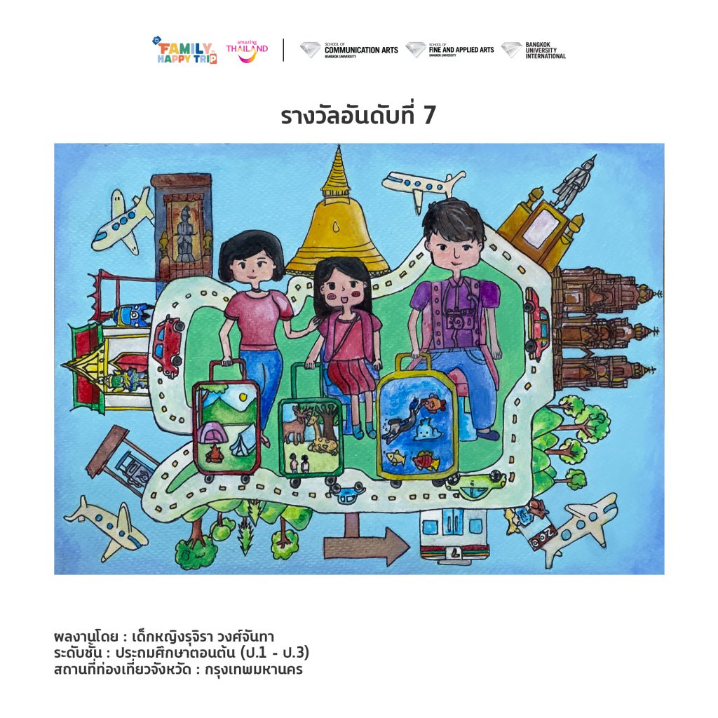 Family happy trip drawing 1 3 007
